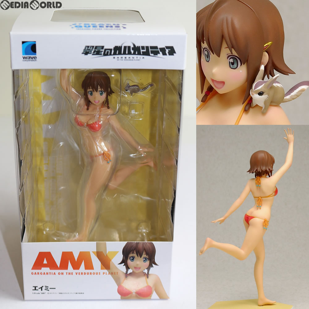 【中古即納】[FIG] BEACH QUEENS(ビーチクイーンズ) エイミー 翠星のガルガンティア 1/10 完成品 フィギュア ウェーブ(WAVE) (20150117)