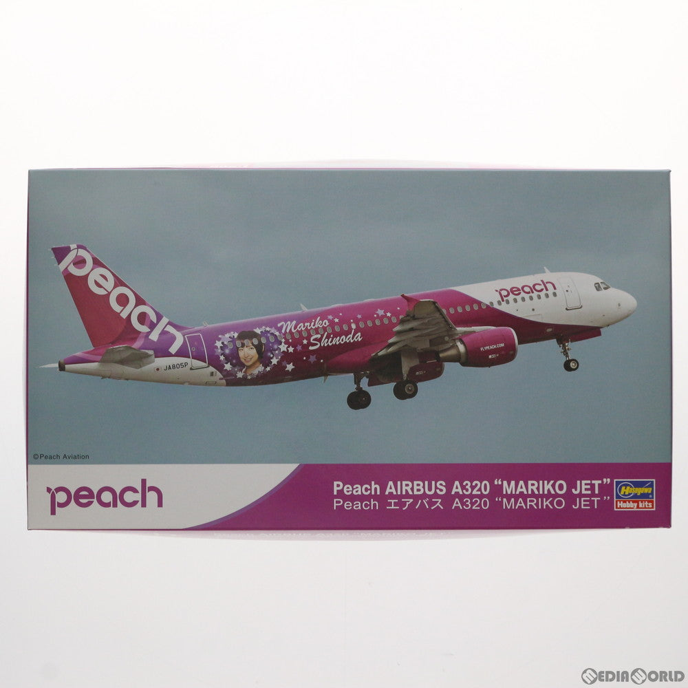 【中古即納】[PTM] 1/200 Peach エアバス A320 MARIKO JET プラモデル(10804) ハセガワ(20140228)