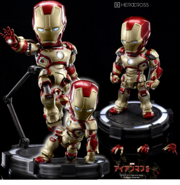 【新品即納】[FIG] ハイブリッド・メタル・フィギュレーション アイアンマン・マーク42 ヒーロークロス(20141204)