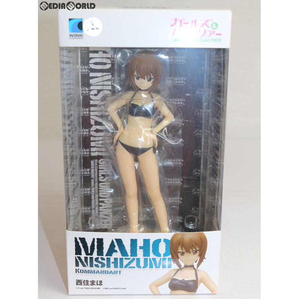 【中古即納】[FIG] BEACH QUEENS(ビーチクイーンズ) 西住まほ(にしずみまほ) ガールズ&パンツァー 1/10 完成品 フィギュア ウェーブ(WAVE) (20141031)