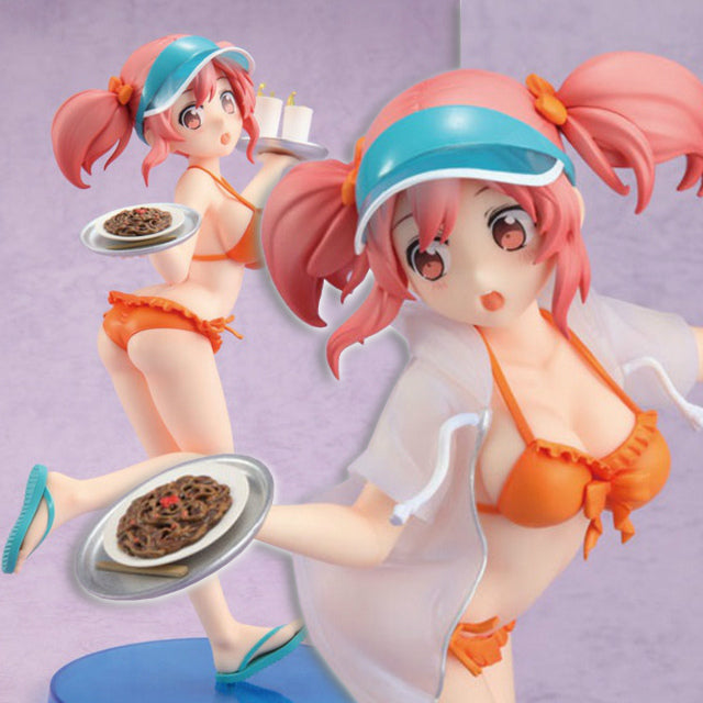 【新品即納】[FIG] 佐々木千穂 水着deてんてこまいVer. はたらく魔王さま!フィギュア キャラアニ(トイズワークス) (20140622)