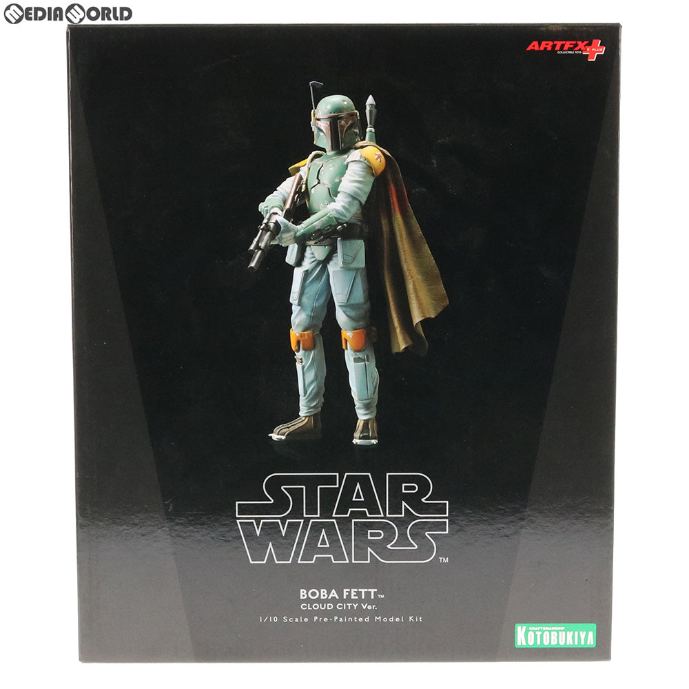 【新品即納】[FIG]ARTFX+ ボバ・フェット クラウド・シティ版 STAR WARS(スター・ウォーズ) 1/10 簡易組立キット フィギュア(SW130) コトブキヤ(20110331)