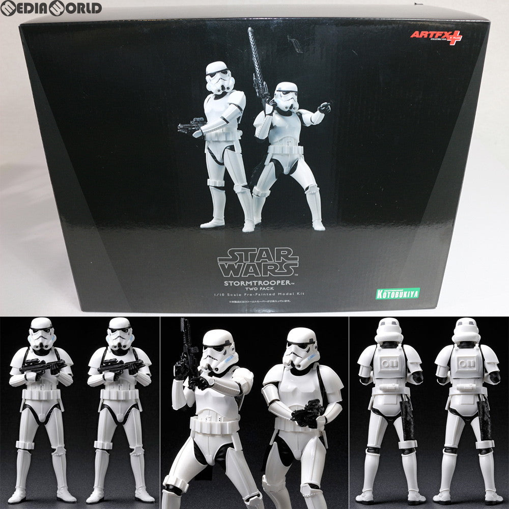 【新品即納】[FIG]ARTFX+ ストームトルーパー ビルドパック STAR WARS(スター・ウォーズ) 1/10 簡易組立キット フィギュア(SW62) コトブキヤ(20110228)