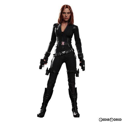 【新品即納】[FIG] ムービー・マスターピース ブラック・ウィドウキャプテン・アメリカ/ウィンター・ソルジャー ホットトイズ(20140829)