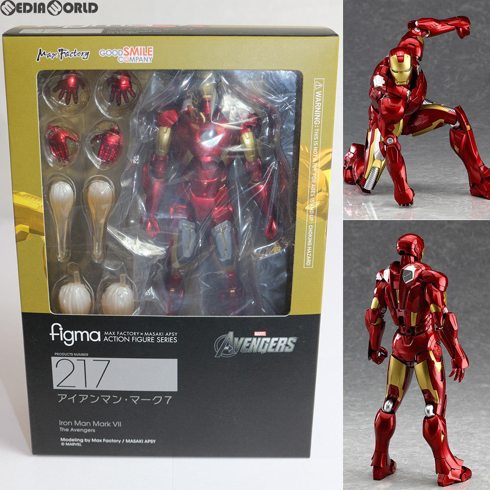 【新品即納】[FIG]figma(フィグマ) 217 アイアンマン・マーク7 アベンジャーズ 完成品 可動フィギュア グッドスマイルカンパニー(20140928)