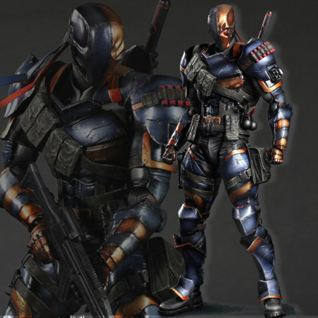 【新品即納】[FIG] プレイアーツ改 デスストローク バットマン アーカムオリジンズ スクエアエニックス(20140711)