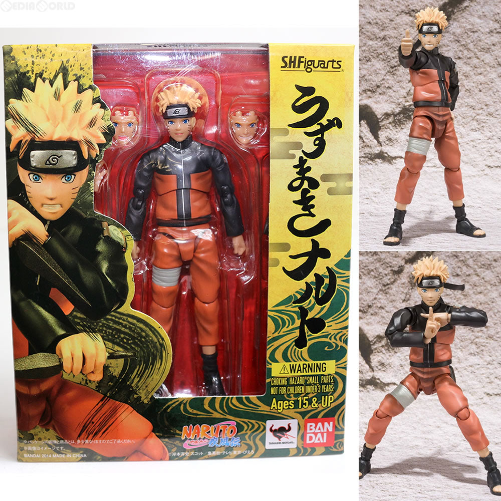 【中古即納】[FIG] S.H.Figuarts(フィギュアーツ) うずまきナルト NARUTO-ナルト- 疾風伝 完成品 可動フィギュア バンダイ(20140712)