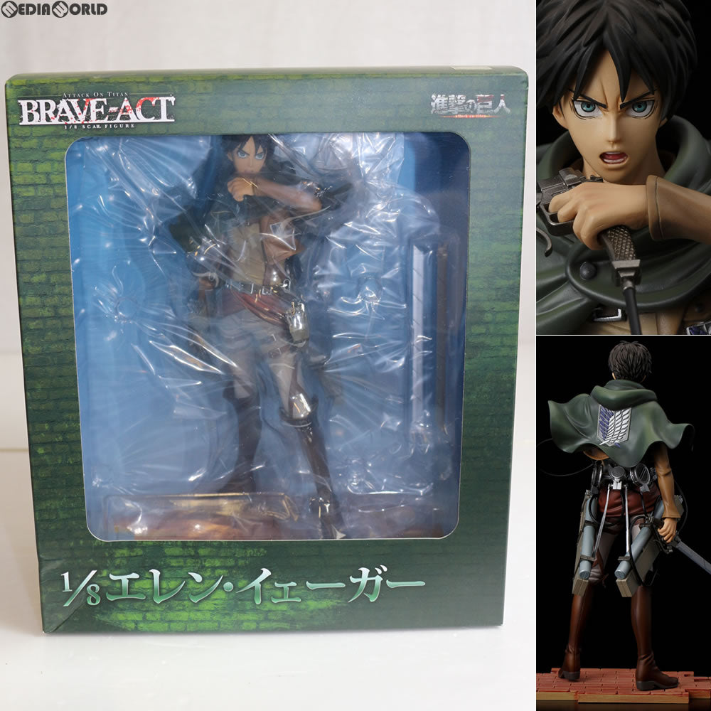 【中古即納】[FIG] BRAVE-ACT エレン・イェーガー 進撃の巨人 フィギュア 千値練(センチネル) (20141101)