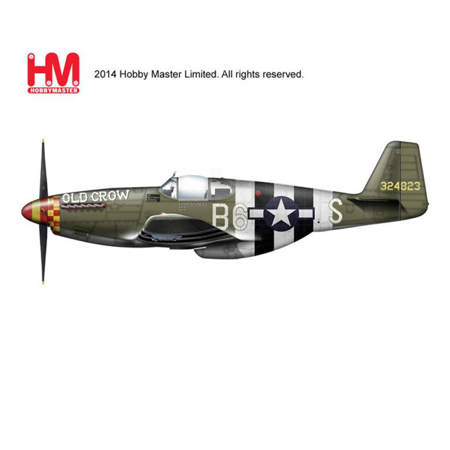 【新品即納】[PTM] HA8503 1/48 P-51Bマスタング オールド・クロウ 完成品 ホビーマスター(20141004)