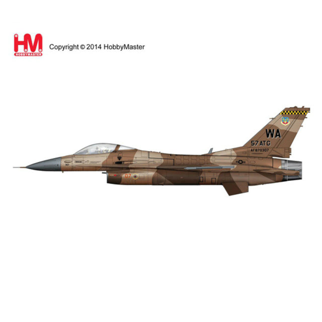 【新品即納】[PTM] HA3823 1/72 F-16Cプラスブロック32 57ATG 完成品 ホビーマスター(20140809)