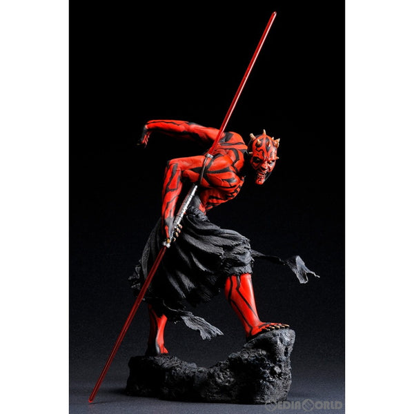 中古】ARTFX スター・ウォーズ ダース・モール 香ばし ライトアップ版 1/7スケール PVC製 塗装