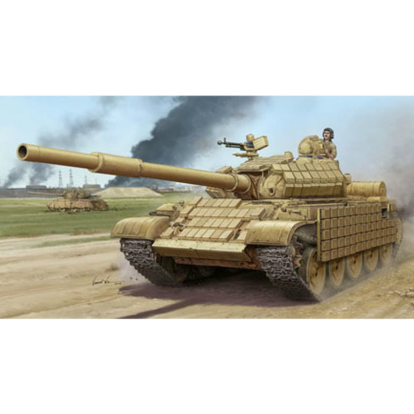 PTM]1/35 イラク共和国軍 T-62 ERA 主力戦車 1972 プラモデル トランペッター