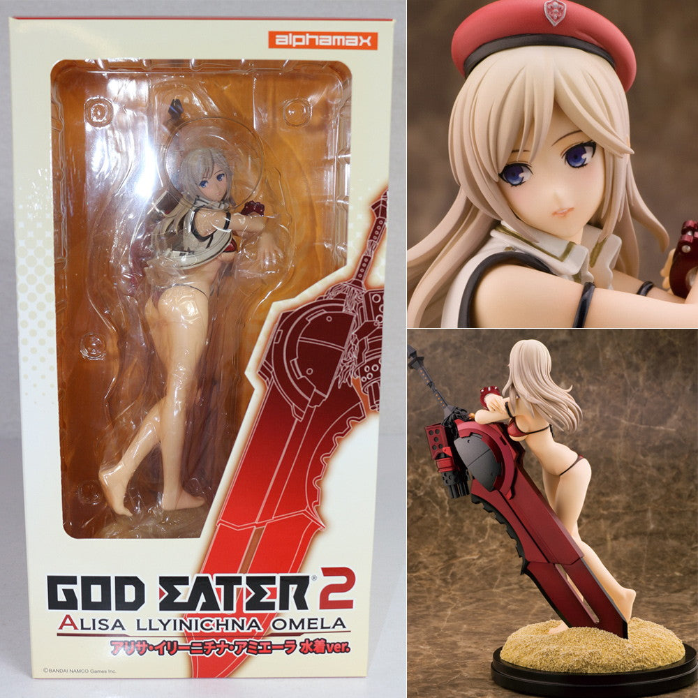 【中古即納】[FIG] アリサ・イリーニチナ・アミエーラ 水着ver. GOD EATER 2(ゴッドイーター2) 1/8 完成品 フィギュア アルファマックス