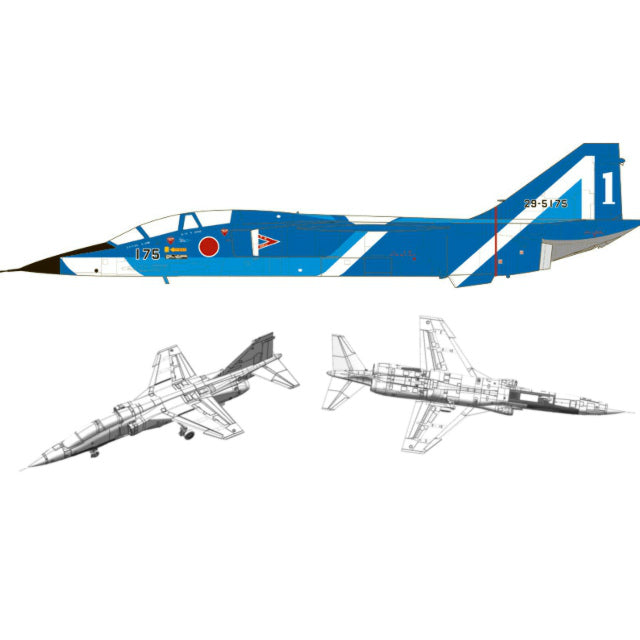 【新品即納】[PTM] AC-13 1/72 航空自衛隊 T-2 ブルーインパルス プラモデル プラッツ(20140720)