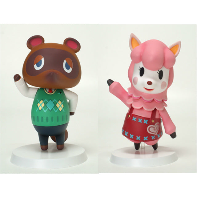 【新品即納】[FIG] どうぶつの森 ソフビシリーズ たぬきち・リサセット ジェスネット(20140807)