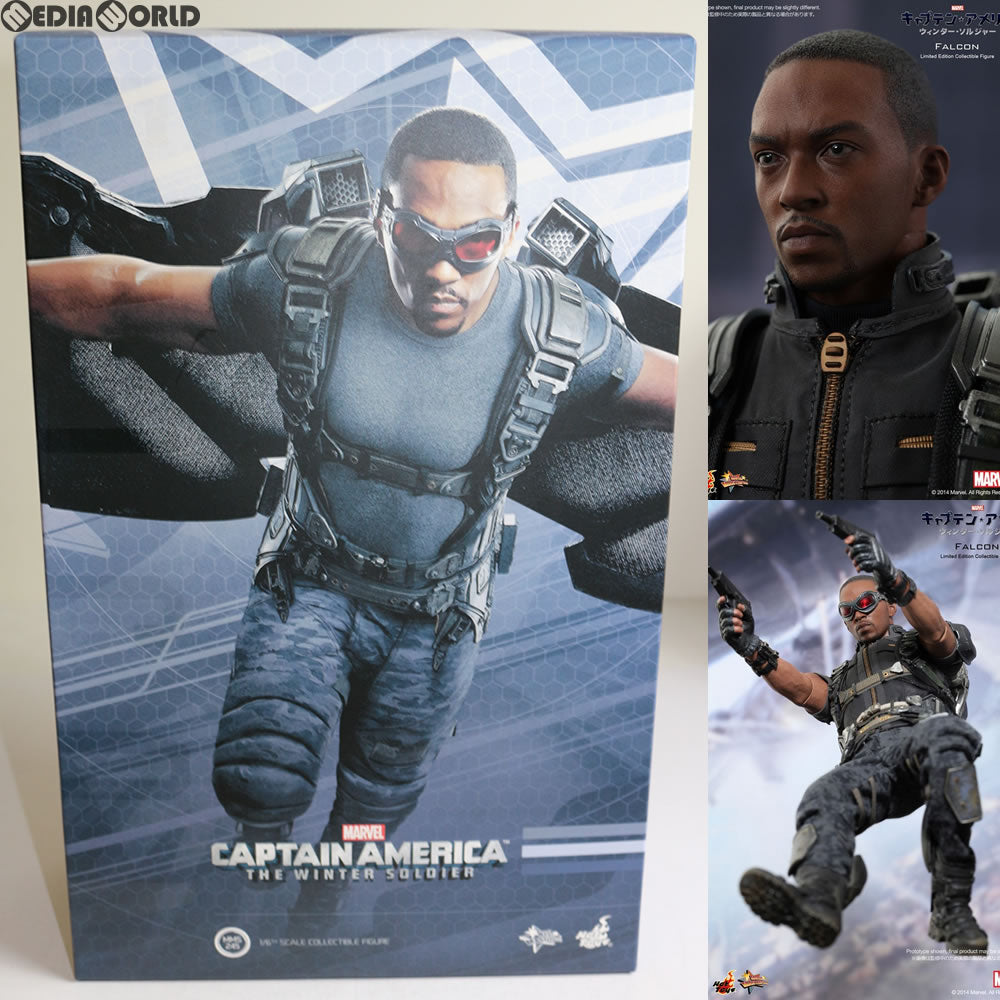 【中古即納】[FIG] ムービー・マスターピース ファルコン キャプテン・アメリカ/ウィンター・ソルジャー 1/6スケールフィギュア(MM#245) ホットトイズ(20150129)