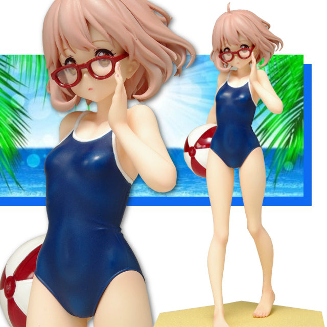 【中古即納】[FIG] BEACH QUEENS(ビーチクイーンズ) 栗山未来(くりやまみらい) 境界の彼方 1/10 完成品 フィギュア(NF-358) ウェーブ(WAVE) (20141031)