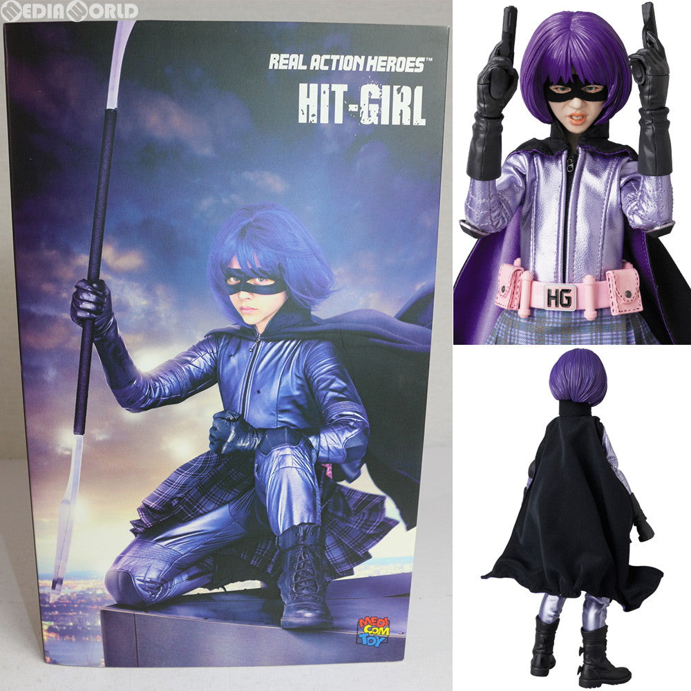【中古即納】[FIG] リアルアクションヒーローズ No.677 RAH HIT-GIRL(ヒット・ガール) 1作目版 KICK-ASS(キックアス) 完成品 可動フィギュア メディコム・トイ(20150215)