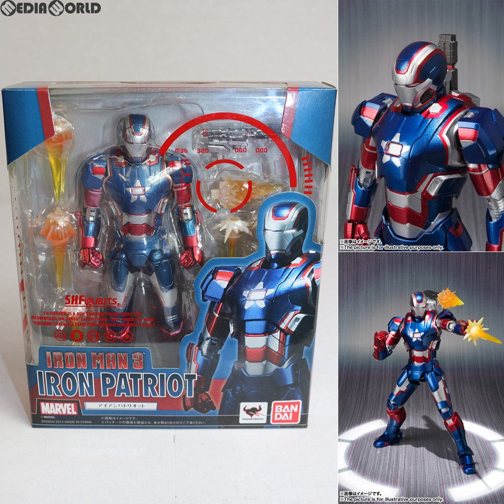 【中古即納】[FIG] S.H.Figuarts(フィギュアーツ) アイアンパトリオット アイアンマン 完成品 可動フィギュア バンダイ(20140920)