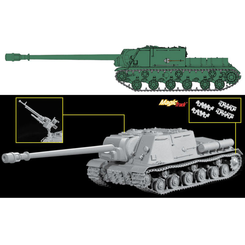 【新品即納】[PTM] CH6796 1/35ソビエト軍 重突撃砲ISU-152-2 BL-10 プラモデル プラッツ(20140825)