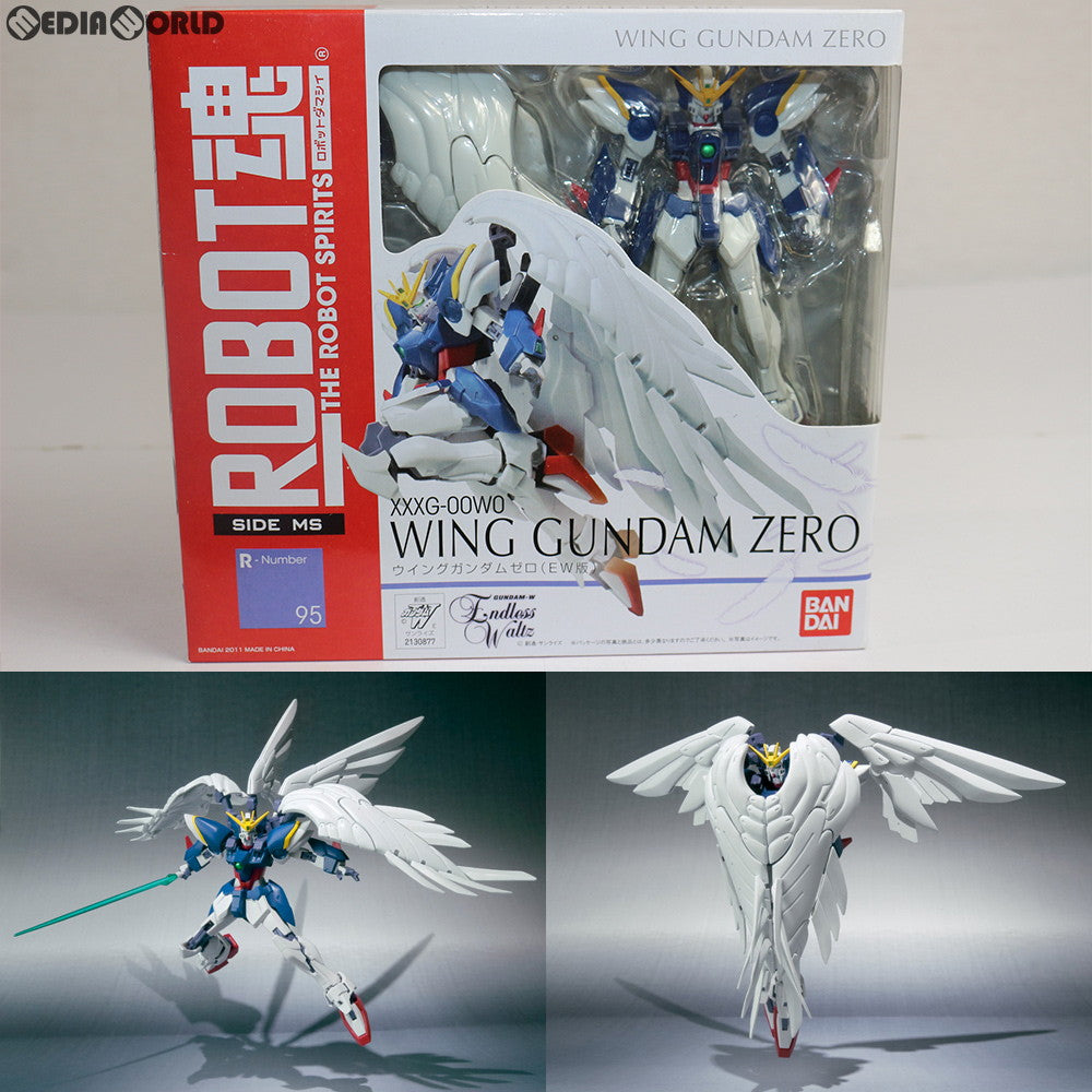 【中古即納】[FIG] ROBOT魂(SIDE MS) ウイングガンダムゼロ(EW版) 新機動戦記ガンダムW Endless Waltzフィギュア バンダイ(20141010)