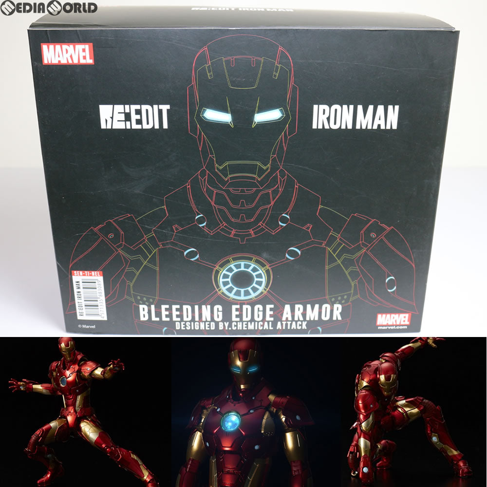 【中古即納】[FIG] RE:EDIT IRON MAN(アイアンマン) #01 Bleeding Edge Armor(ブリーディングエッジアーマー) ヒロイック・エイジ 完成品 フィギュア 千値練(せんちねる) (20150111)