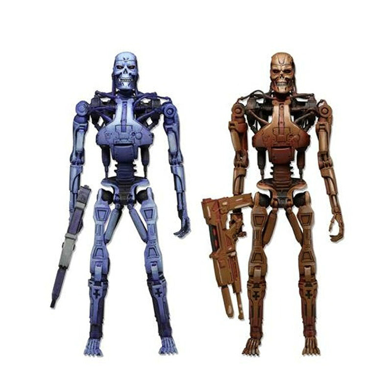 【新品即納】[FIG] 7インチ アクションフィギュア エンドスケルトン 2PK ロボコップ vs ターミネーター ビデオゲーム ネカ(20141202)