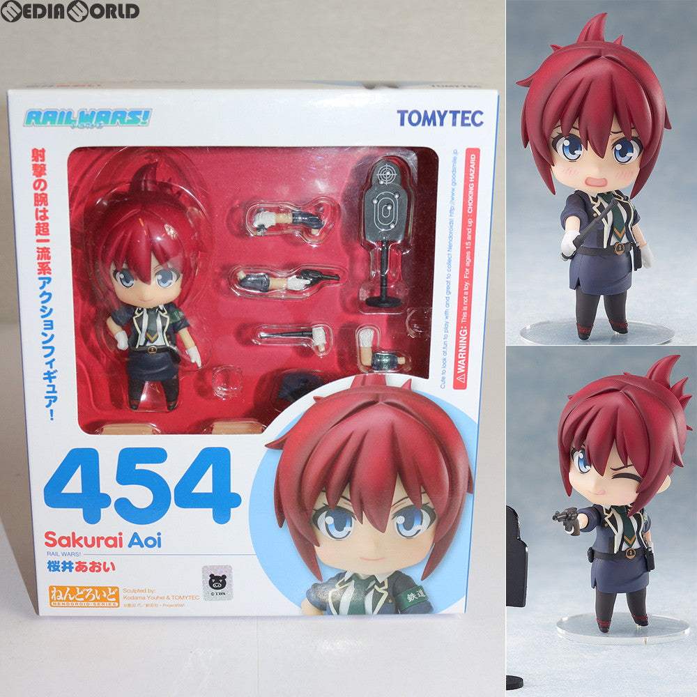 【中古即納】[FIG] ねんどろいど 454 桜井あおい RAIL WARS!(レールウォーズ) 完成品 可動フィギュア トミーテック(20141226)