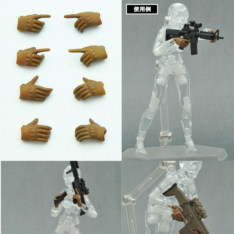 【中古即納】[FIG] LittleArmory-OP01:figma専用タクティカルグローブ「コヨーテTAN」 リトルアーモリー 1/12 フィギュア用アクセサリ TOMYTEC(トミーテック) (20141226)
