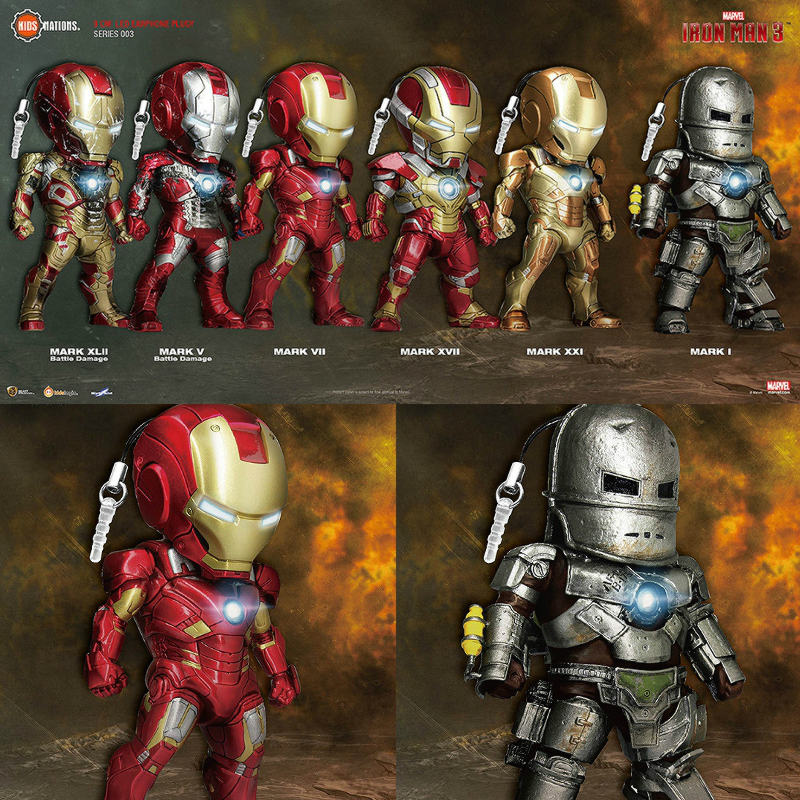 【新品即納】[FIG] Kids Nations Series 003 アイアンマン3 イヤホンジャック アクセサリー(BOX) ビーストキングダム(20150124)