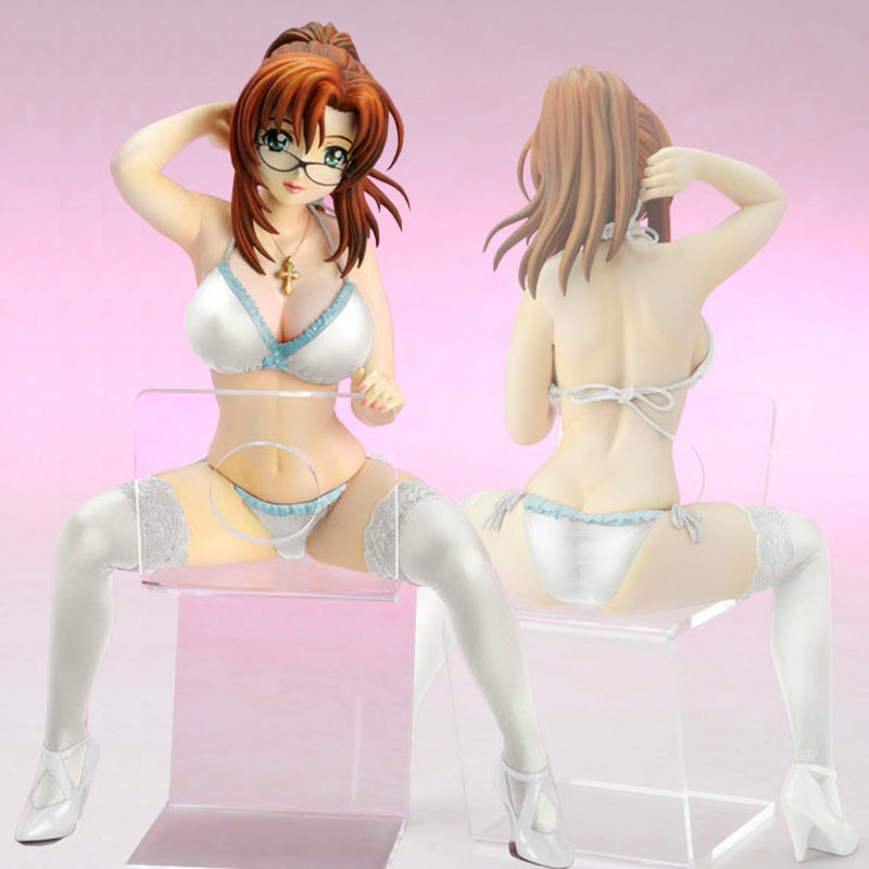 【新品即納】[FIG] 女教師 朝霧文香 ホワイト フィギュア アイズ(20150418)