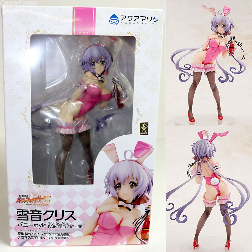 【中古即納】[FIG] 雪音クリス(ゆきねクリス) バニーstyle 戦姫絶唱シンフォギアG 1/7 完成品 フィギュア アクアマリン(20150131)