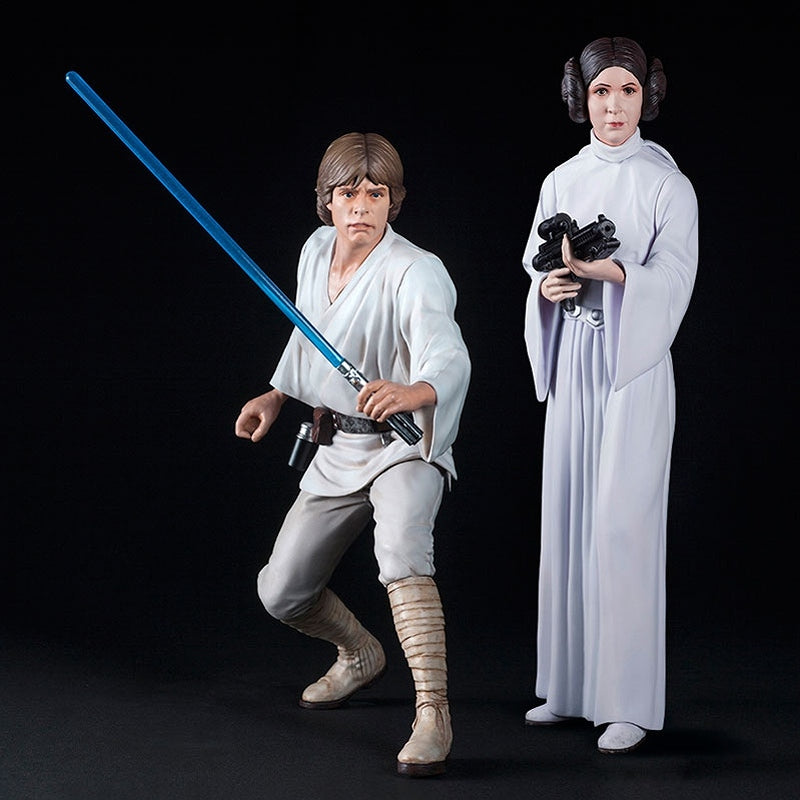 【新品即納】[FIG]ARTFX+ ルーク・スカイウォーカー&レイア姫 スターウォーズ コトブキヤ(20150513)