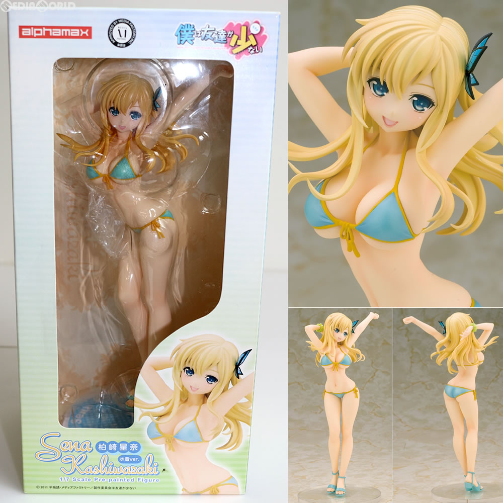 【中古即納】[FIG] 柏崎星奈(かしわざきせな) 水着ver. 僕は友達が少ない 1/7 完成品 フィギュア(AX-0076) アルファマックス(20121221)