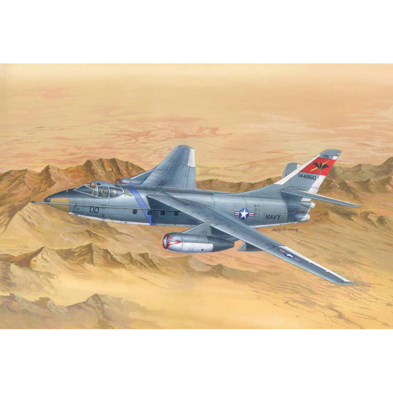 【新品即納】[PTM] 02870 1/48 アメリカ海軍 TA-3B スカイウォーリアー プラモデル トランペッター(20150123)