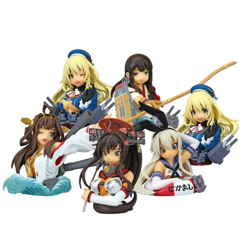 【新品即納】[FIG]カプセルQフロイライン 艦隊これくしょん-艦これ- 艦娘中破胸像名鑑(BOX) 海洋堂(20150321)