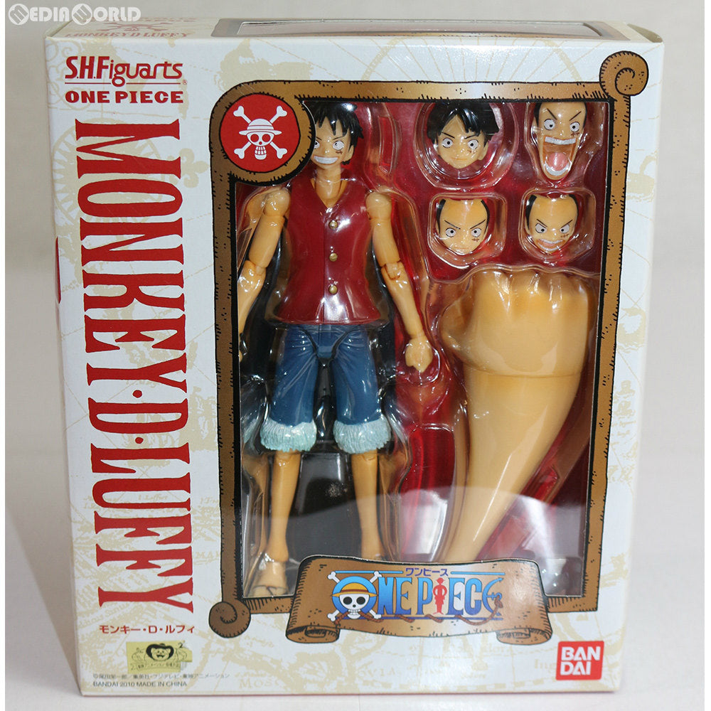 【新品即納】[FIG]S.H.Figuarts(フィギュアーツ) モンキー・D・ルフィ ONE PIECE(ワンピース) 完成品 可動フィギュア バンダイ(20100828)