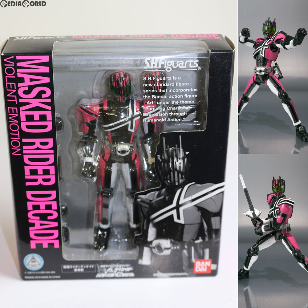 【中古即納】[FIG] S.H.Figuarts(フィギュアーツ) 仮面ライダーディケイド激情態 完成品 可動フィギュア バンダイ(20100626)