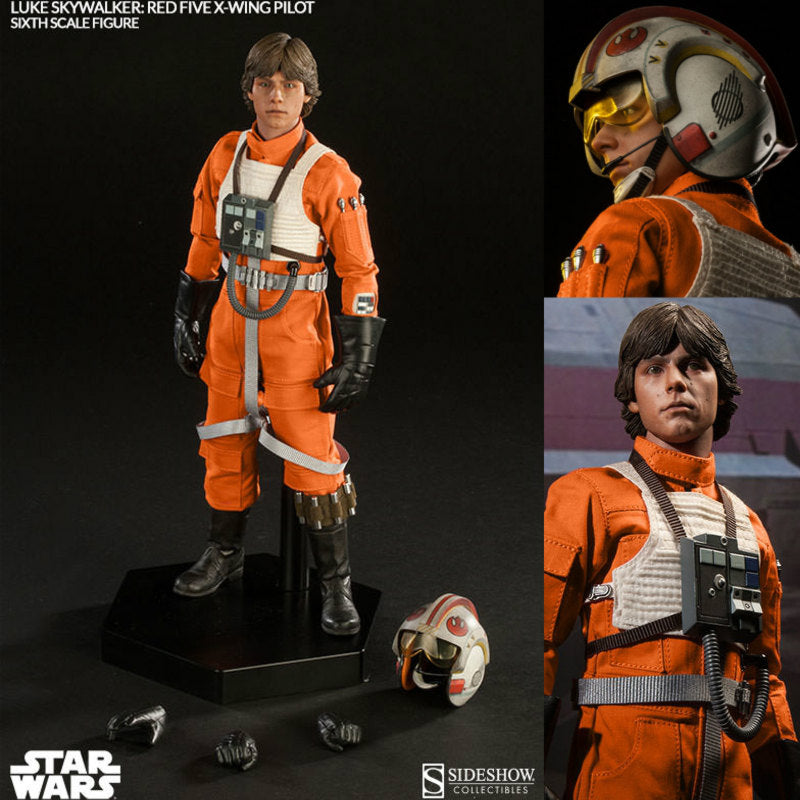 【新品即納】[FIG] ヒーロー・オブ・レベリオン ルーク・スカイウォーカー(Xウイング・パイロット版) スター・ウォーズ サイドショウ(20160130)