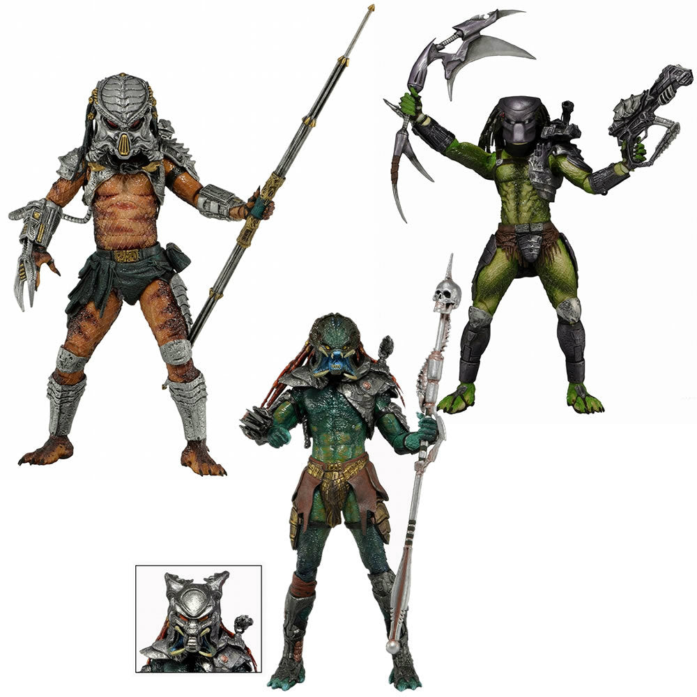 【新品即納】[FIG] プレデター 7インチ アクションフィギュア シリーズ13 3種セット ネカ(20150325)