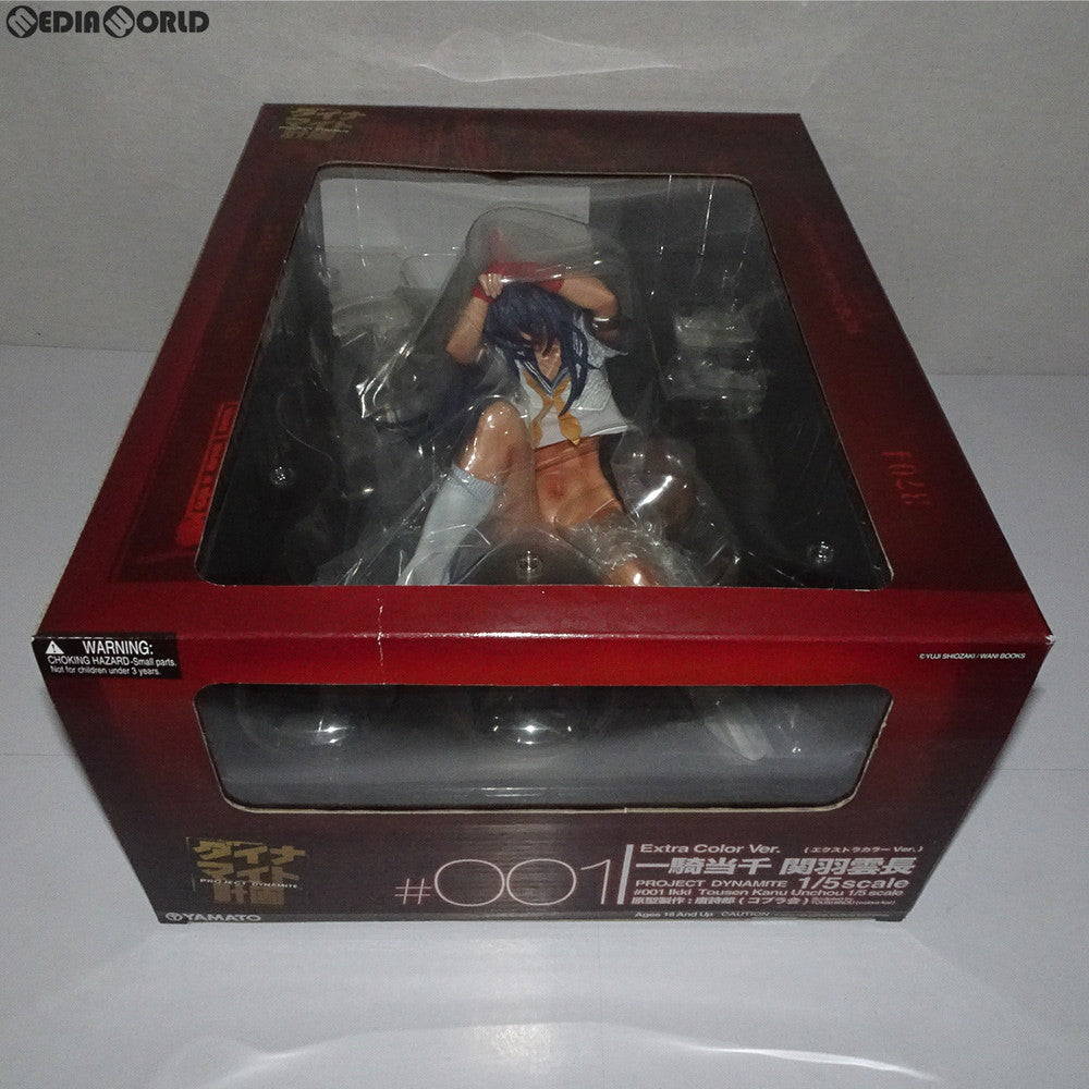 【中古即納】[箱難あり][FIG] ダイナマイト計画 #001 関羽雲長 エクストラカラーVer. 一騎当千 1/5 完成品 フィギュア YAMATO(やまと) (20081227)