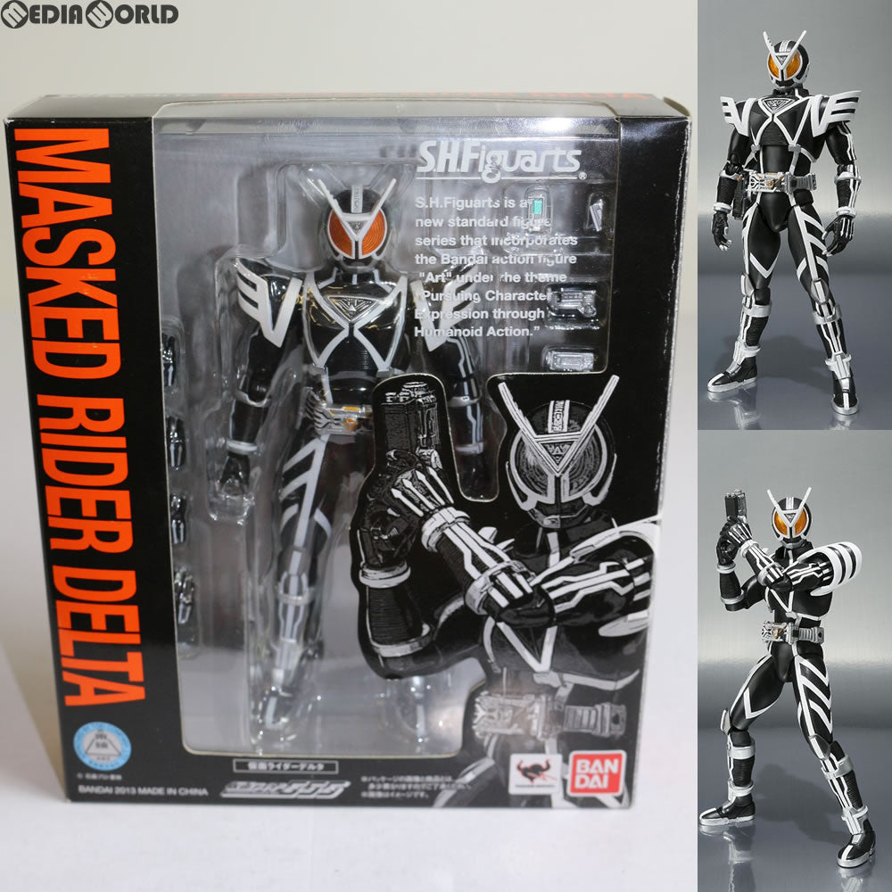 【中古即納】[FIG] S.H.Figuarts(フィギュアーツ) 仮面ライダーデルタ 仮面ライダー555(ファイズ) 完成品 可動フィギュア バンダイ(20131214)