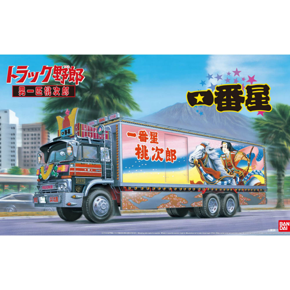 【新品即納】[PTM] トラック野郎No.4 1/32 一番星 男一匹桃次郎 再販 プラモデル アオシマ(20150311)