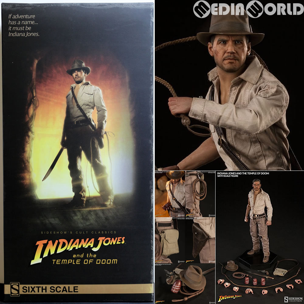 【中古即納】[FIG] インディアナ・ジョーンズ シックス・スケール インディ・ジョーンズ/魔宮の伝説 フィギュア サイドショウ(20160327)
