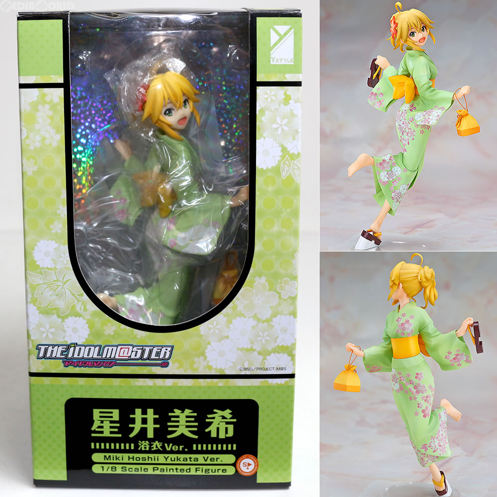 【中古即納】[FIG]星井美希(ほしいみき) 浴衣Ver. THE iDOLM@STER(アイドルマスター) 1/8 完成品 フィギュア FREEing(フリーイング)(20150710)