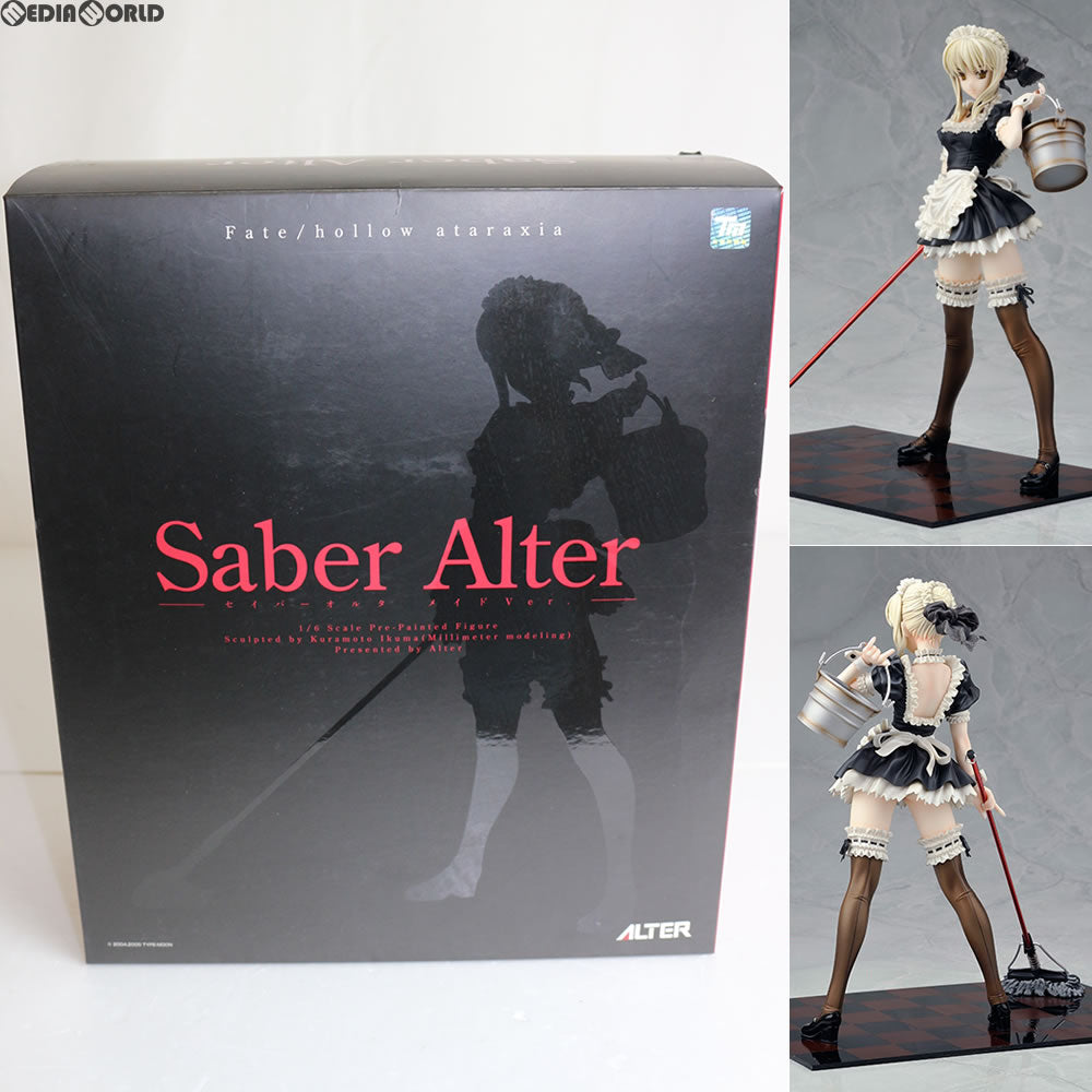 【中古即納】[FIG]とれたて!ほびーちゃんねる限定 セイバーオルタ メイドVer. Fate/hollow ataraxia(フェイト/ホロウ アタラクシア) 1/6 完成品 フィギュア アルター(20100531)