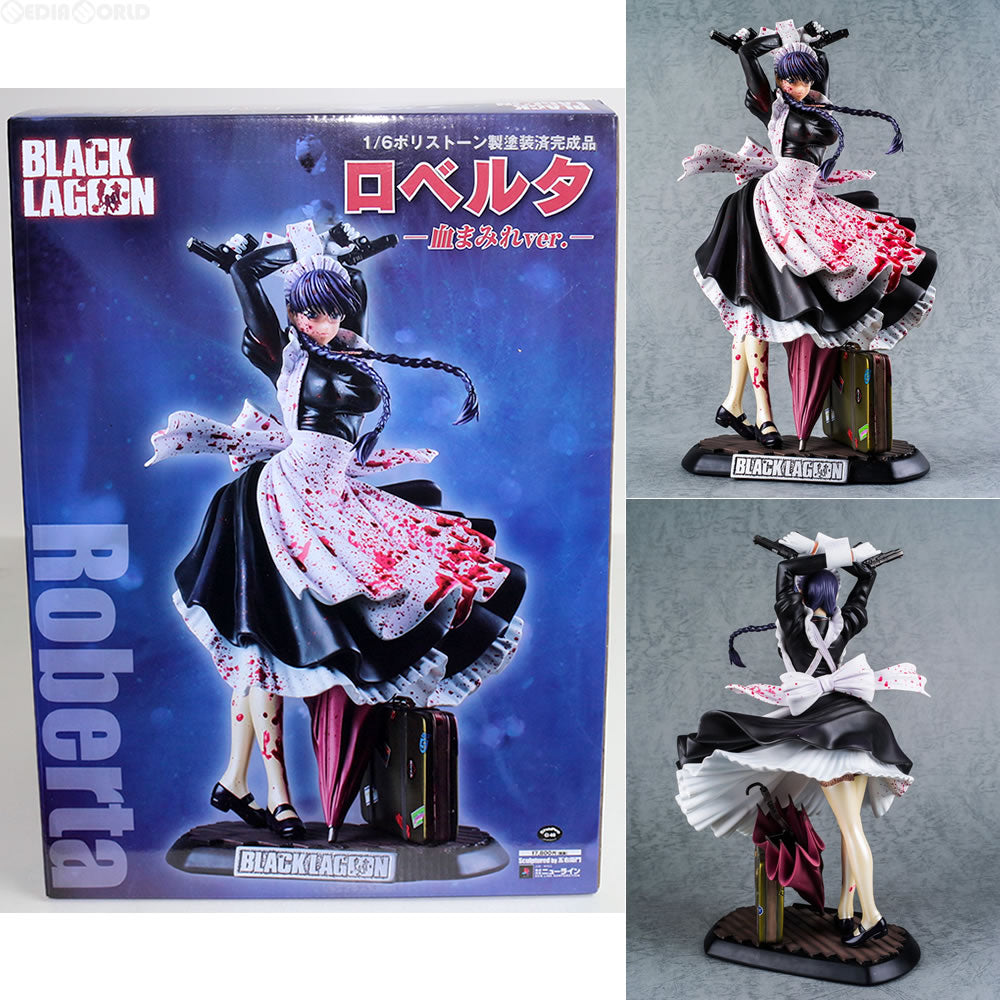 【新品即納】[FIG] ロベルタ 血まみれver. BLACK LAGOON ブラックラグーン フィギュア ニューライン(20150518)