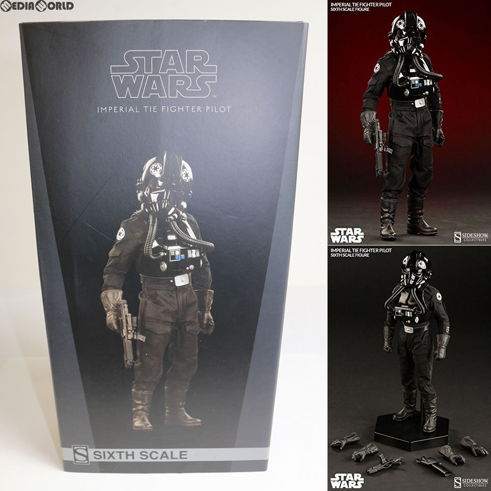 【中古即納】[FIG] ミリタリーズ・オブ・スター・ウォーズ タイ・ファイター・パイロット 1/6 STAR WARS エピソード4/新たなる希望 フィギュア サイドショウ(20160202)
