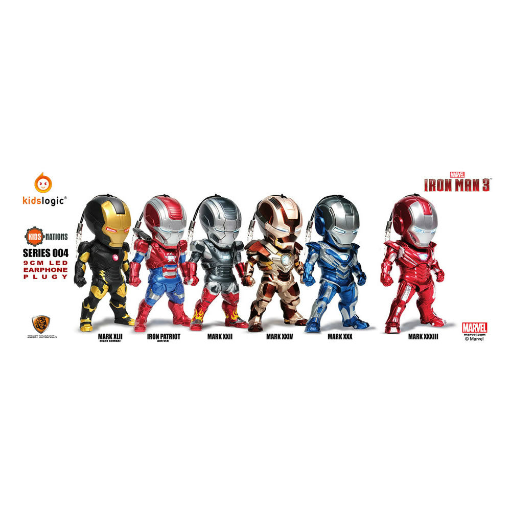 【新品即納】[BOX][FIG] Kids Nations Series 004 イヤホンジャック アクセサリー アイアンマン フィギュア Beast Kingdom(20160128)