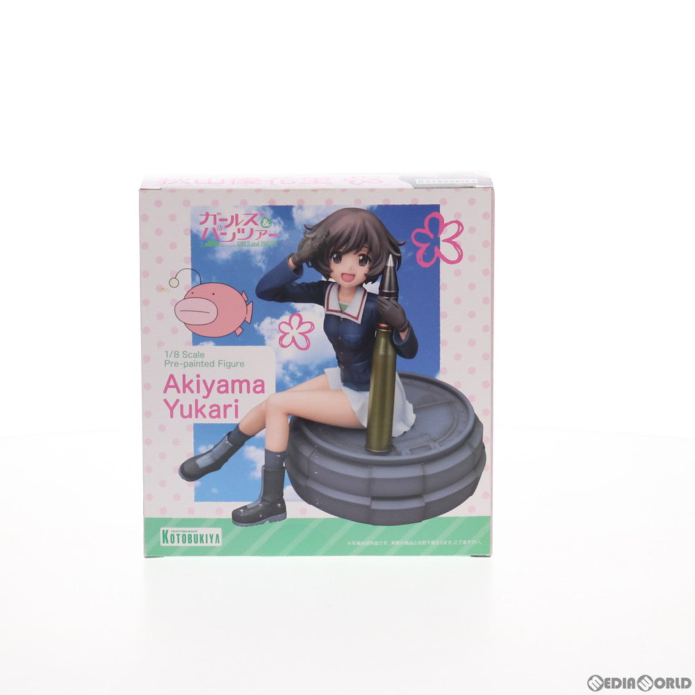 【新品即納】[FIG]秋山優花里(あきやまゆかり) ガールズ&パンツァー 1/8 完成品 フィギュア(PP599) コトブキヤ(20150730)